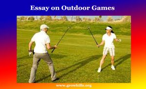 Essay on Outdoor Games